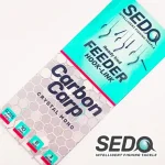 Actieprijs SEDO Carbon Carp Crystal Monofil Feeder rig - Előkötött Feeder előke - 6-os 0.225mm-es monofil damil