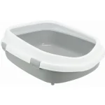 Macska WC Primo XXL Peremes 56x25x71cm Szürke/Fehér Aanbieding