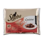 Sheba alutasak Multipack Cuisine Húsos 4x85g Uitverkoop