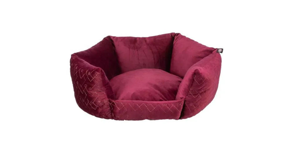 Veilige Betaling Trixie Xmas Natalya ágy,kerek, 50cm, bordó
