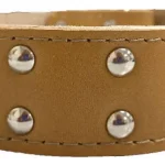 Nyakörv (bőr, veretes) kutyák részére (több féle színben) 40mm/60cm Uitverkoop