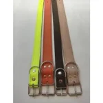 Nieuw Nyakörv (bőr, bélelt) kutyák részére (több féle színben) 20mm/35cm