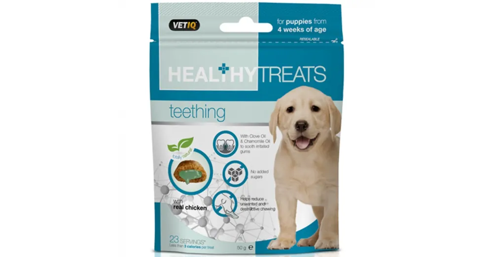 Mark&Chappell VetIQ Healthy Treats Teething 50 g Direct Beschikbaar