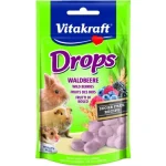 Flitsaanbieding Vitakraft Drops erdei gyümölcsös jutalomfalat 75 g