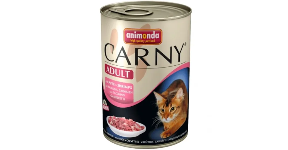 Aanbieding Animonda Cat Carny Adult, marha, pulyka és garnéla 200 g
