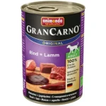 Gratis Retour Animonda GranCarno Adult konzerv, marha és bárány 400 g