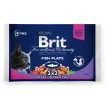 Gecertificeerd Brit Premium Cat halas multipack 4 x 100 g