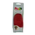Betrouwbaar Pawz - Bio kutyacipő 12 db - S (piros) < 3.35 cm