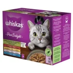 Alleen Vandaag WHISKAS ALUTASAK 12 PACK HALAS-HÚSOS CASSEROLE ÍZESÍTÉSBEN MACSKÁK RÉSZÉRE 85 G 1 db