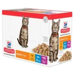 Hill‘s Science Plan Adult nedves macskatáp, csirke-hal-marha 12 x 85 g Uitverkoop