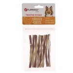 Gereduceerde Prijs Flamingo Duetto Twisted Sticks - csirkés és sajtos csavart rudak 85 g