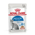 Laatste Kans Royal Canin Indoor Sterilised Gravy - lakásban tartott felnőtt macska szószos nedves táp 12 x 85 g