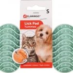 Aanbieding Flamingo Lick Pad - Yummee csont alakú nyalószőnyeg 1 db