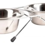 Flamingo Arjun duo fémtál - ezüst 1 db Flitsaanbieding