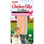 Lage Kosten Inaba Cat Grilled Chicken Fillet - rák ízesítésű húslevesbe mártva 25 g