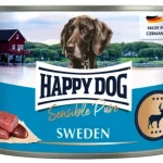 Happy Dog pur konzerv vadas ízesítésű nedves állateledel felnőtt kutyák számára 6x200 g 85 g Gratis Retour