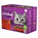WHISKAS alutasakos 12-pack húsos 12*85g eledel macskák részére 12 x 85 g Gereduceerde Prijs