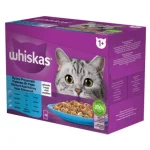 WHISKAS alutasakos 12-pack halas válogatás 12*85g eledel macskák részére 12 x 85 g Seizoensaanbieding