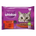 Superprijs Whiskas alutasakos eledel húsos-zöldséges válogatás mártásban 4 x 85 g