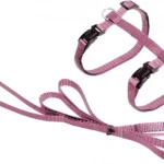Flamingo Ziggi hám és póráz macskáknak - pink 22 cm Laatste Kans
