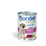 Aanbieding Monge Dog Fresh Puppy konzerv - borjú zöldségekkel 400 g