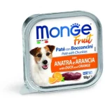 Monge Dog Fruit paté - kacsa, narancs 100 g Alleen Vandaag