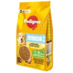 Pedigree Junior M/L - szárazeledel baromfival és zöldséggel közepes- és nagytestű kölyökkutyák számára 12 kg Lage Prijs