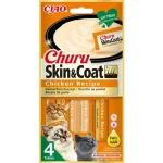 Inaba Cat Churu Skin&Coat - csirke 4 x 14 g Premium