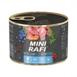 Gratis Retour Rafi Mini - konzerv kistestű kutyáknak bárányhússal 185 g