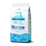 Monge Speciality Line All Breeds Adult Monoprotein Light száraz kutyatáp - lazac, rizs 2.5 kg Tijdelijk Beschikbaar