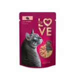 Nu Kopen My Love teljes értékű, szaftos alutasak felnőtt macskáknak Nyúllal 85g