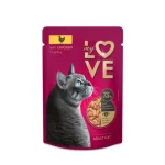 My Love teljes értékű, szaftos alutasak felnőtt macskáknak Csirkével 85g Favoriet