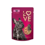 My Love teljes értékű, szaftos alutasakos eledel felnőtt kutyáknak Pulyka 100g Laatste Kans