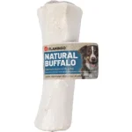 Flamingo Kutya Snack Natural Buffalo - csont formájú snack tüdővel töltve 1 db Flitsaanbieding
