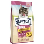 Happy Cat Minkas Sterilised Poultry - szárazeledel baromfival macskák számára 4 kg Beperkte Voorraad