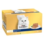 Laatste Kans Gourmet Gold Pástétom Mousse Mix - csirke, pulyka, tonhal, nyúl 48 x 85 g