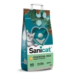 Sanicat macskaalom ESSENTIAL OILS Cedar&Eucalyptus - Cédrus és eukaliptusz illat 10kg (kb. 12l) Premium