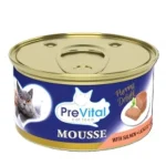PreVital Mousse Salmon - pástétom lazaccal felnőtt macskák számára 85 g Populair
