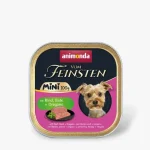 Gereduceerde Prijs Animonda Vom Feinsten Adult Mini mit Rind, Ente + Oregano (marha,kacsa,oregáno) alutálkás - felnőtt kutyák részére (100g)