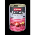 Superprijs Animonda GranCarno Sensitiv Adult (marha,burgonya) konzerv - Felnőtt kutyák részére (400g)