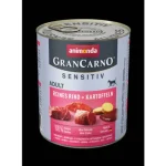 Animonda GranCarno Sensitiv Adult (marha,burgonya) konzerv - Felnőtt kutyák részére (800g) Beperkte Voorraad