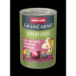 Bestel Nu Animonda GranCarno Adult (superfood) konzerv - Felnőtt kutyák részére,marha,cékla,szeder,pitypang (400g)