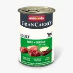 Animonda GranCarno beef + deer with apple Adult (marha, szarvas+alma) konzerv - Felnőtt kutyák részére (400g) Bestel Nu