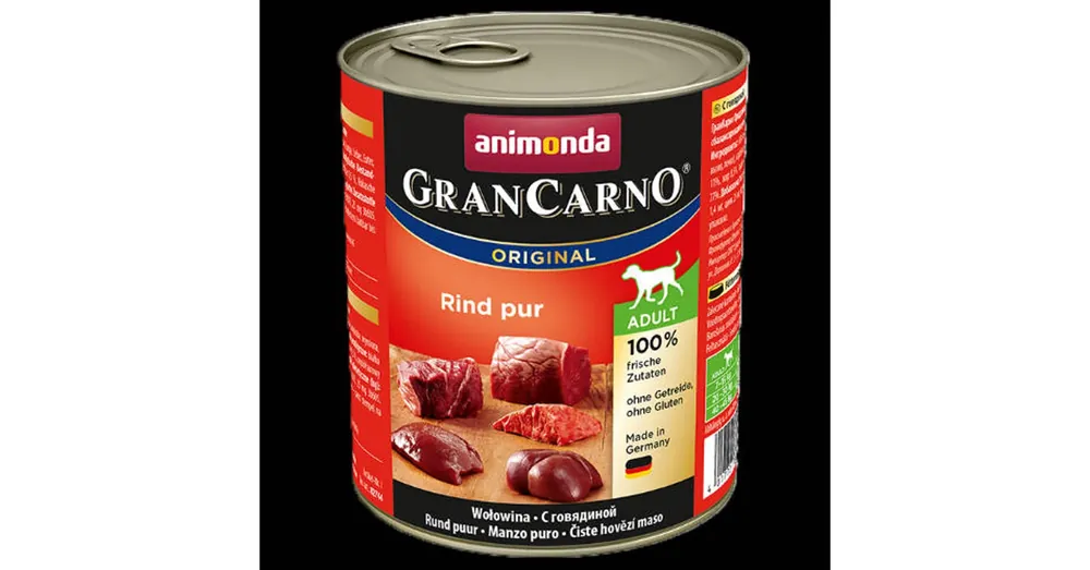 Fabrieksprijs Animonda GranCarno Adult (marha) konzerv - Felnőtt kutyák részére (800g)