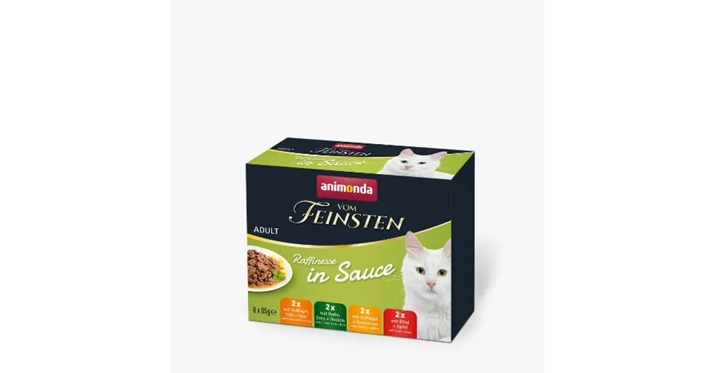 Animonda von Feinstein Multipack (szószos válogatás) alutasakos - Felnőtt macskák részére (8x85g) Snelle Levering
