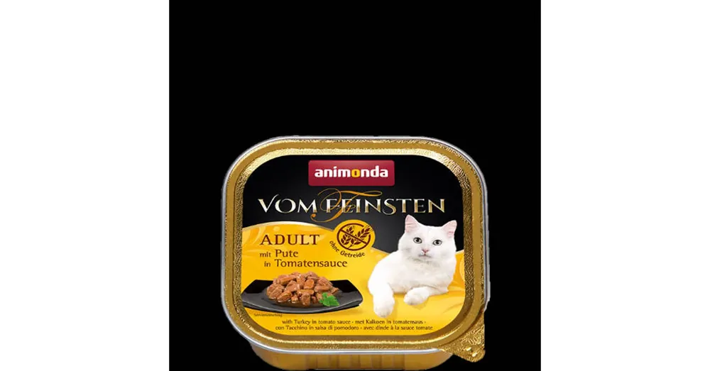 Korting Animonda Vom Feinsten No Grain (pulyka-paradicsomszószban) alutálkás -Felnőtt macskák részére (100g)
