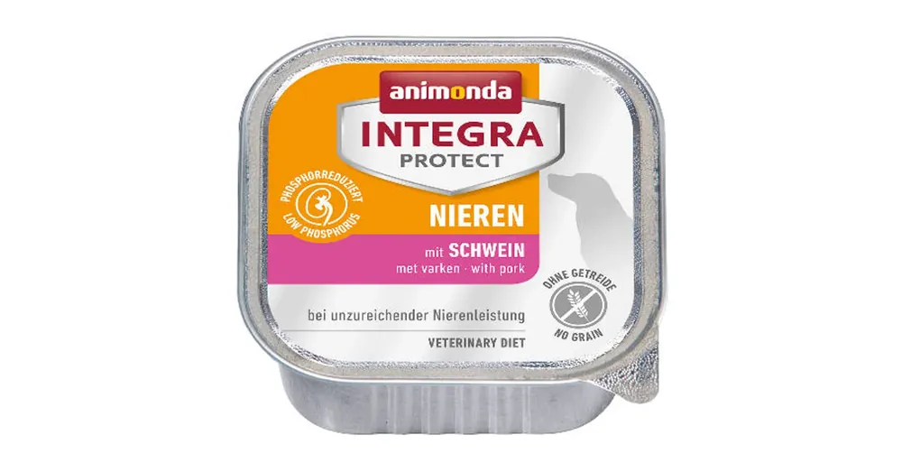 Animonda Integra Nieren (sertés) alutálkás - Vesebeteg kutyák részére (150g) Lage Kosten