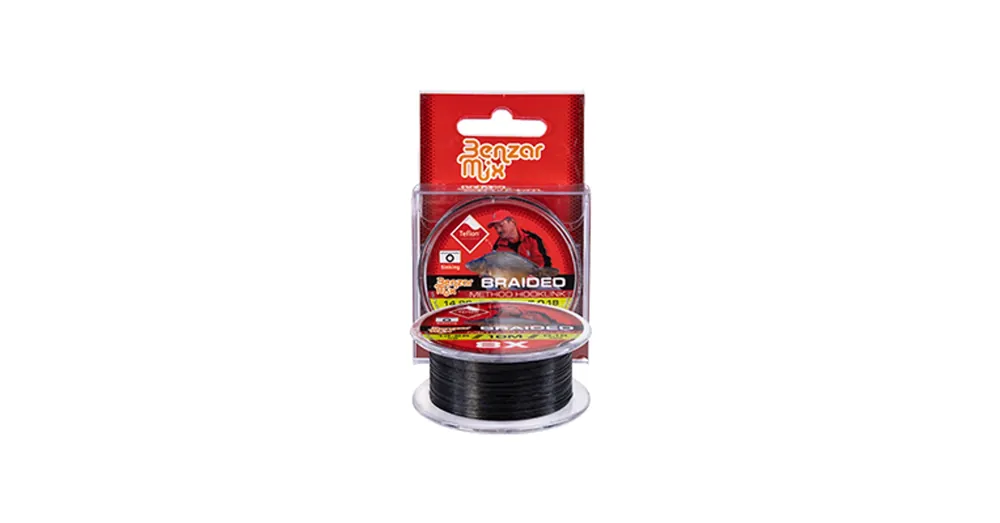 BENZAR BRAIDED METHOD HOOKLINK 0,06 10M 4,21KG BLACK Merkproduct