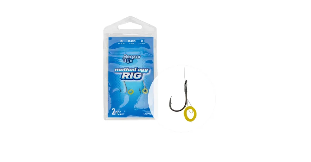Weekendaanbieding BENZÁR MONO METHOD EGG RIG 8