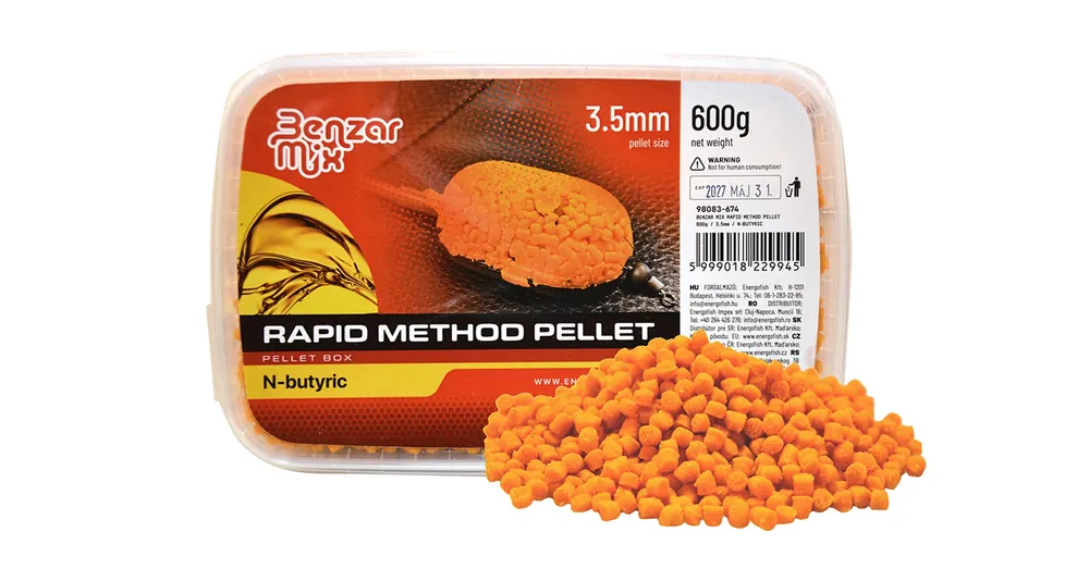 BENZAR RAPID METHOD PELLET VAJSAV 3,5MM 600GR Hoge Kwaliteit